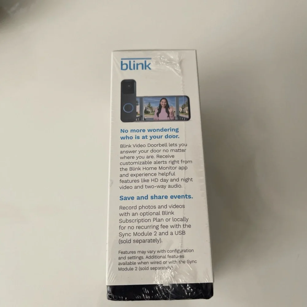 Blink Video Doorbell - Black